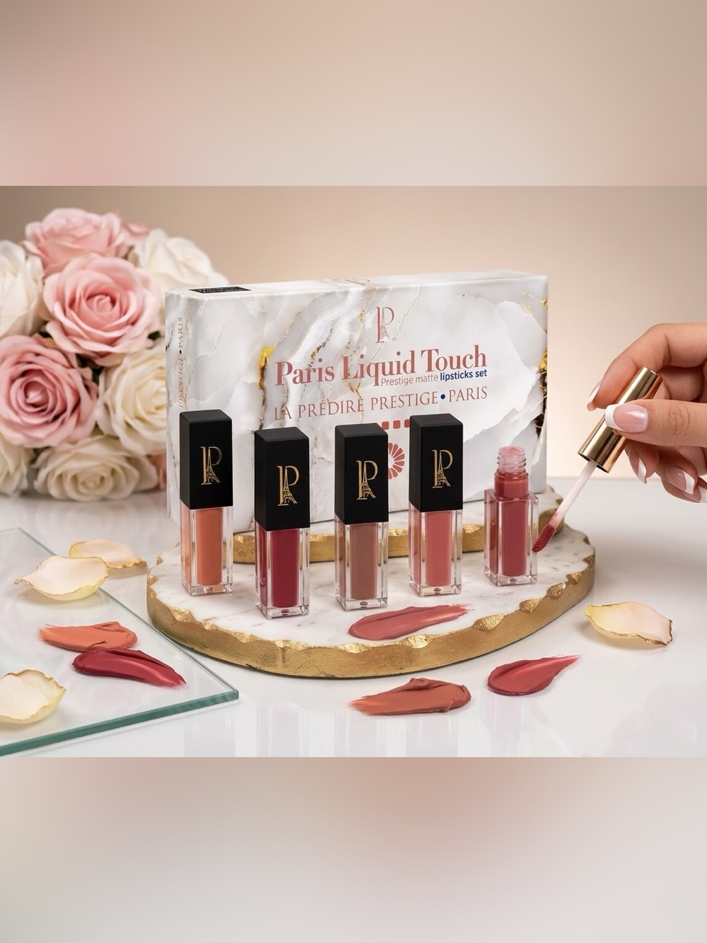 La Prestige Liquid Touch 5 Piece Matte Lipstick Set - Retail $220